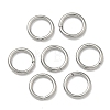 Tarnish Resistant 304 Stainless Steel Open Jump Rings STAS-Q186-02-7x1mm-1