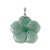 Natural Green Aventurine Big Pendants G-B040-01P-06-2