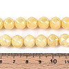 Anti-Tarnish Electroplate Glass Beads Strands GLAA-N010-10mm-01-4
