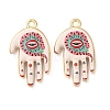 Religion Printed Alloy Pendants AL-CBA7256-24G-2