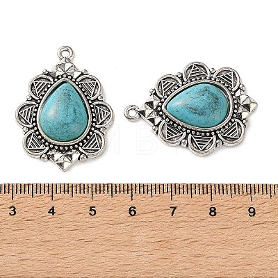 Synthetic Turquoise Pendants GG-XCP0001-03-1