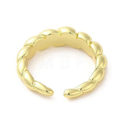 Rack Plating Brass Finger Ring RJEW-C072-03G-1