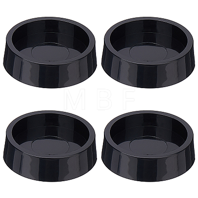 Gorgecraft 4Pcs Plastic Antislip Furniture Wheel Stopper FIND-GF0005-83-1