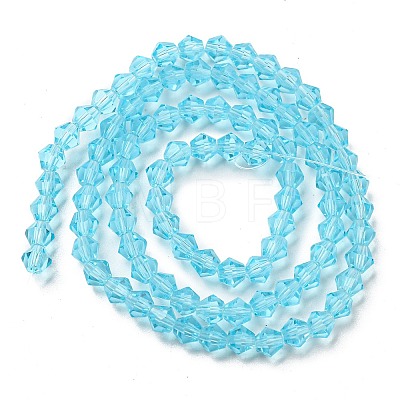 Transparent Glass Beads Strands EGLA-A039-T4mm-D20-1