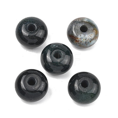 Natural Indian Agate Large Hole Beads GG-CBA02C4-08D-1