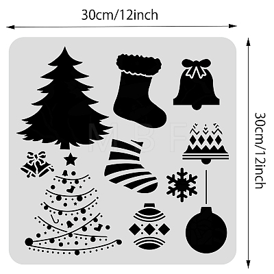 Large Plastic Reusable Drawing Painting Stencils Templates DIY-WH0172-779-1