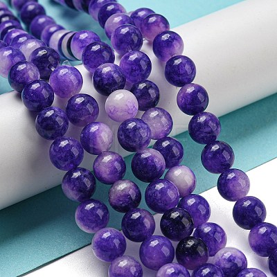 Natural Dyed Yellow Jade Beads Strands G-Q160-A01-01D-1