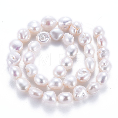 Natural Keshi Pearl Beads Strands PEAR-S020-X01-1