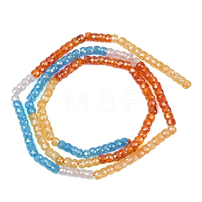 Cubic Zirconia Beads Strands ZIRC-P125-2x3mm-27-1