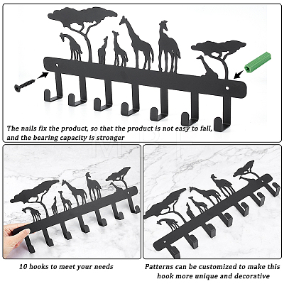 Fashion Iron Hook Hanger DIY-WH0043-58-1