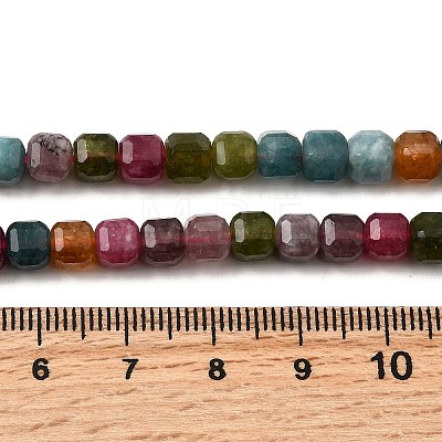 Natural Multicolor Tourmaline Beads Strands G-F797-A06-01-1