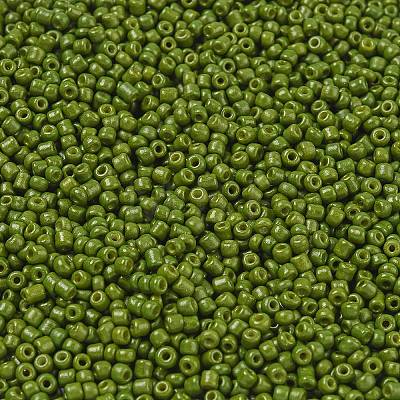 Baking Paint Glass Seed Beads SEED-S001-K9-1