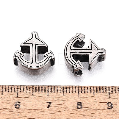 304 Stainless Steel European Style Large Hole Beads STAS-T072-122AS-1