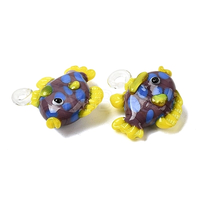 Handmade Lampwork Pendants LAMP-B035-01C-18-1