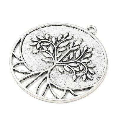 Tibetan Style Alloy Big Pendants AL-CBACA42-04AS-1