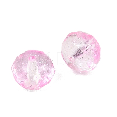 Two-Tone Transparent Acrylic Beads AC-CBAE44E-01A-04-1