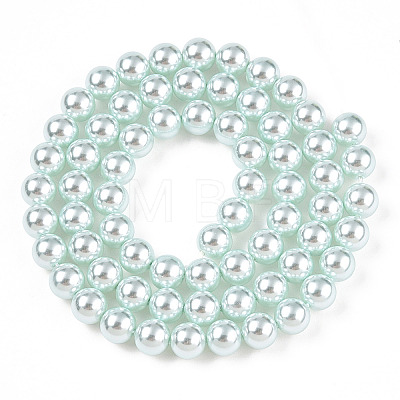 Glass Pearl Beads Strands HY-G002-01C-12-1