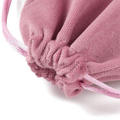 Velvet Jewelry Drawstring Storage Pouches ABAG-P013-02C-06-1