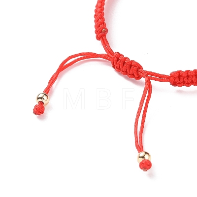 Adjustable Nylon Braided Bead Bracelets BJEW-JB09057-1