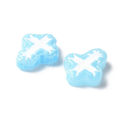Baking Paint Glass Enamel Beads LS-BLOW-D300-06B-1