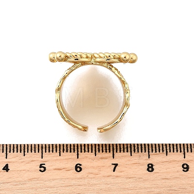 Brass Cuff Rings for Women RJEW-F183-02B-G-1