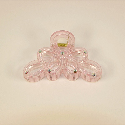 Acrylic with Rhinestone Claw Hair Clips PW-WG9BADC-03-1