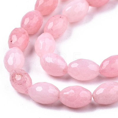 Natural White Jade Beads Strands G-T131-61C-1