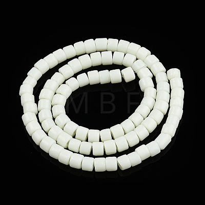 Opaque Solid Glass Bead Strands X-GLAA-N047-09-F01-1