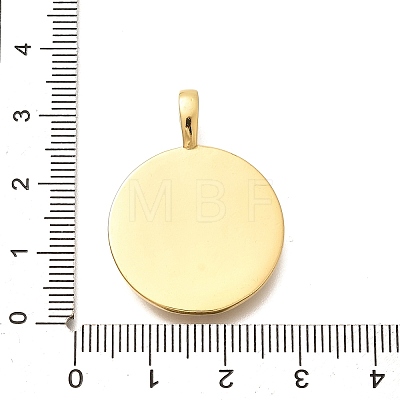 Rack Plating Brass Micro Pave Clear Cubic Zirconia Pendants with Shell KK-M309-42G-M-1