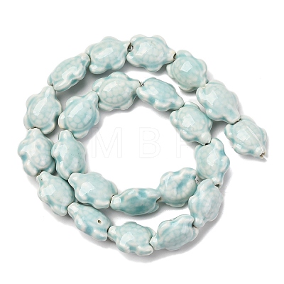 Handmade Porcelain Beads Strands LAMP-G140-02H-1