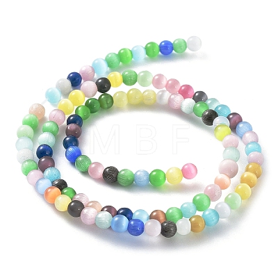 Cat Eye Beads Strands X-CE-F022-4mm-01-1