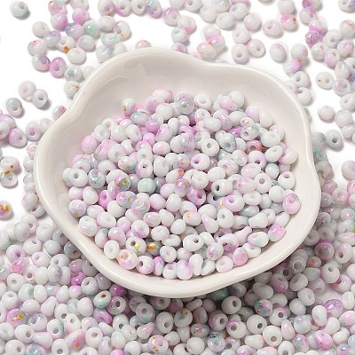 Baking Paint Glass Seed Beads SEED-F006-01A-13-1