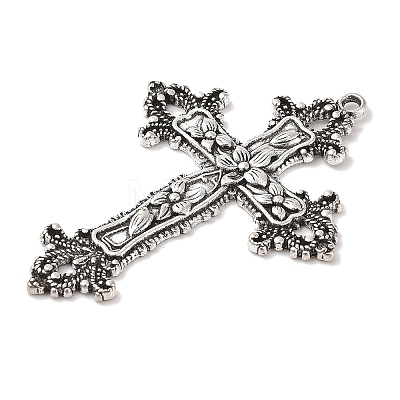 Tibetan Style Alloy Big Gothic Pendants LS-TIBEP-A20541-AS-FF-1