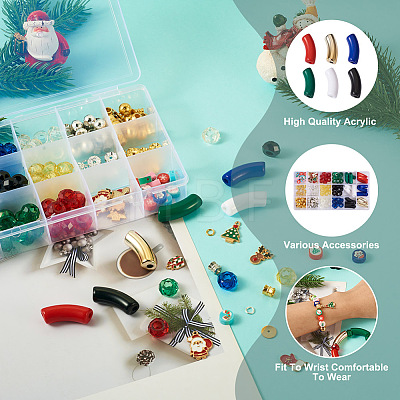 Beadthoven DIY Christmas Jewelry Making Finding Kits DIY-BT0001-44-1