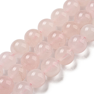 Natural Rose Quartz Beads Strands G-K343-A01-01-1