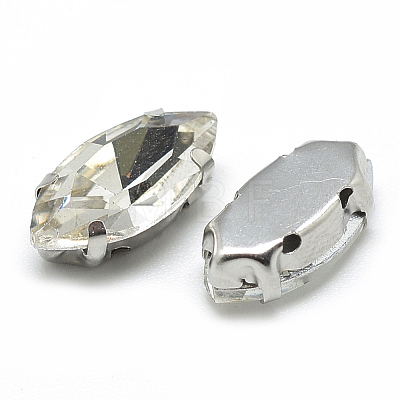 Sew on Rhinestone RGLA-T034-4x15mm-1