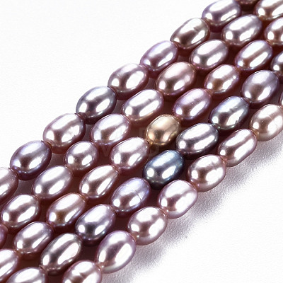 Natural Cultured Freshwater Pearl Beads Strands PEAR-N012-02D-1