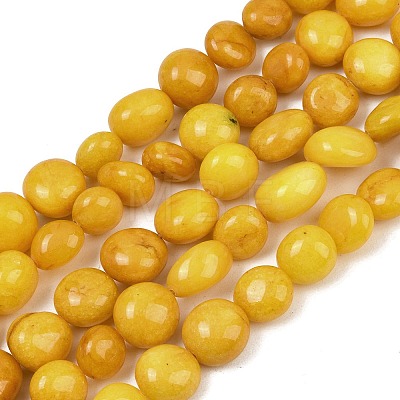 Dyed Natural White Jade Beads Strands GG-CBACF26-B01-04-1
