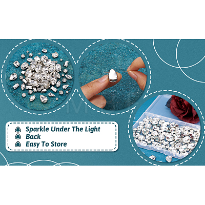 Sew on Glass Rhinestone RGLA-TA0001-02-1