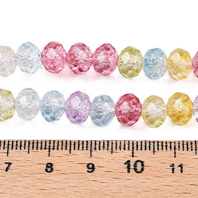 Transparent Glass Beads Strands X-GLAA-T023-6mm-A07-1