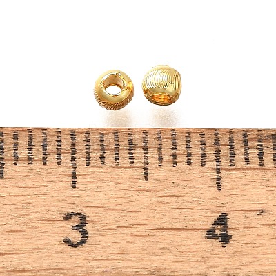 Brass Beads KK-M312-02G-1