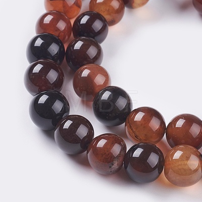 Natural Agate Beads Strands G-S121-10mm-1