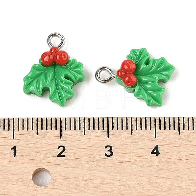 Christmas Theme Opaque Resin Pendants RESI-S08-01M-1