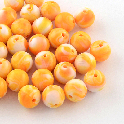 Opaque Acrylic Beads SACR-R853-12mm-M-1