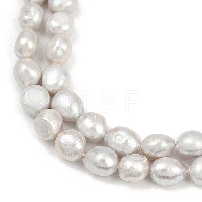 Natural Cultured Freshwater Pearl Beads Strands PEAR-P064-20K-03E-1