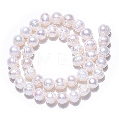 Natural Cultured Freshwater Pearl Beads Strands PEAR-S001-8-9mm-3-1