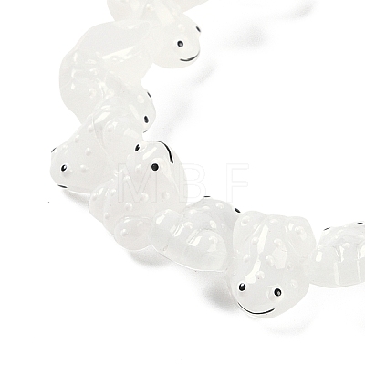 Transparent Glass Enamel Beads Strands GLAA-B021-05A-1