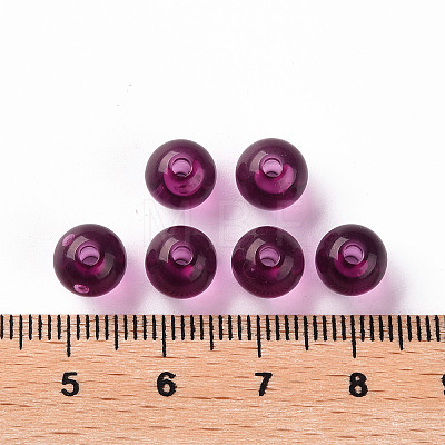 Transparent Acrylic Beads X-MACR-S370-A8mm-743-1