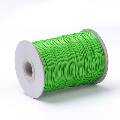 Braided Korean Waxed Polyester Cords YC-T002-1.0mm-163-1