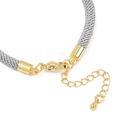 4.5MM Round Nylon Milan Cord Bracelet Making BJEW-I245-01G-27-1